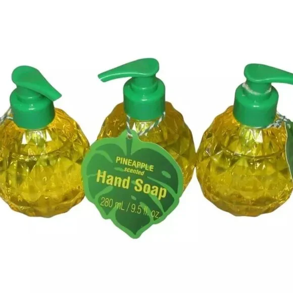 Lot of 3 Pineapple Scented Hand Soap 9.5 fl oz